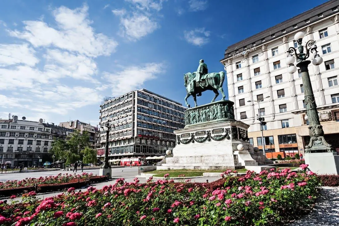 Trg Republike u centru Beograda