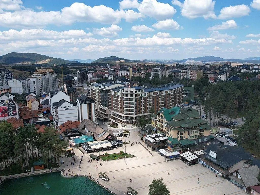 The main square in Zlatibor town centre